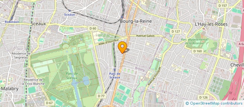 localisation de l'entreprise ASSOC RHAPSODIE à SCEAUX
