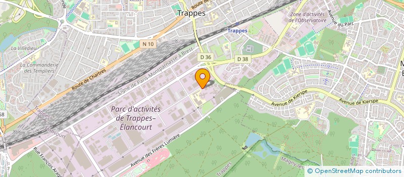localisation de l'entreprise ASSOC RIE LA BOISSIERE à TRAPPES