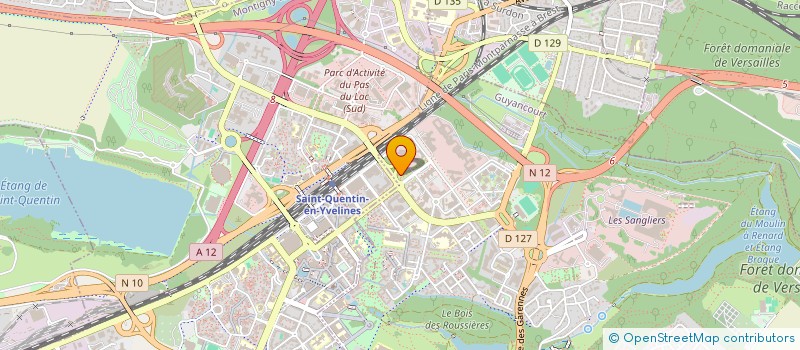 localisation de l'entreprise ASSOC RIE QUADRANTS F  GUYANCOURT