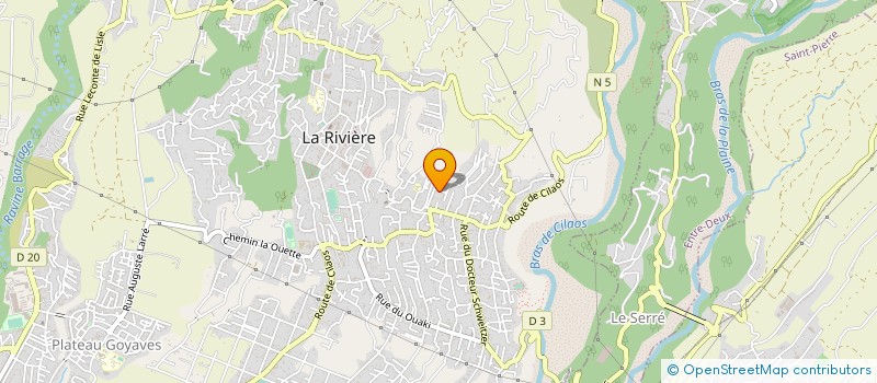 localisation de l'entreprise ASSOC RIVIEROISE ENVIRONNEMENT à SAINT-LOUIS