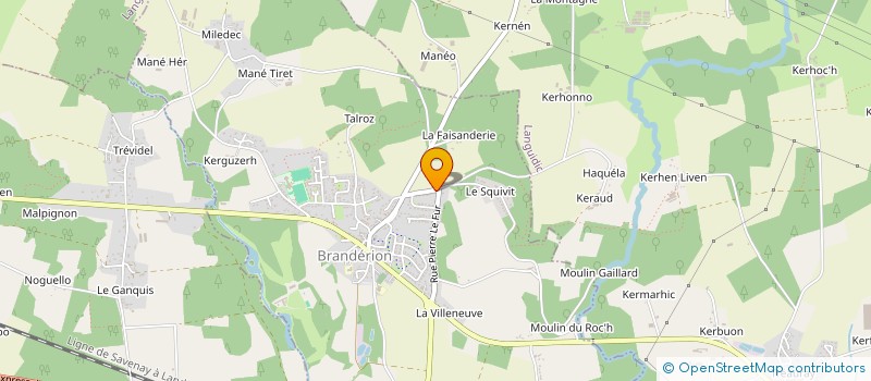 localisation de l'entreprise ASSOC ROC'H  SAINTE-HELENE