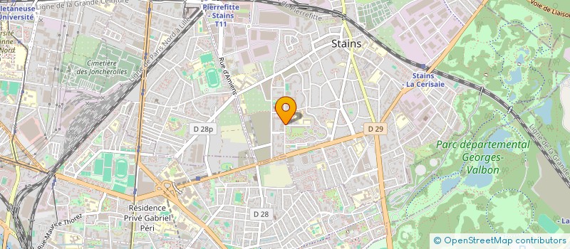 localisation de l'entreprise ASSOC ROSE PORCELAINE à STAINS