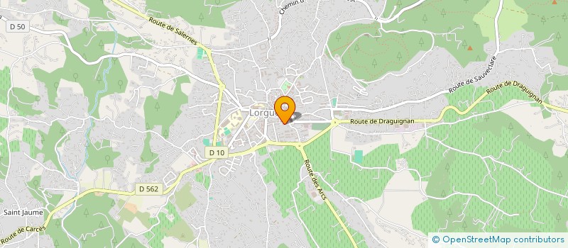 localisation de l'entreprise ASSOC SAINT MARTIN à LORGUES