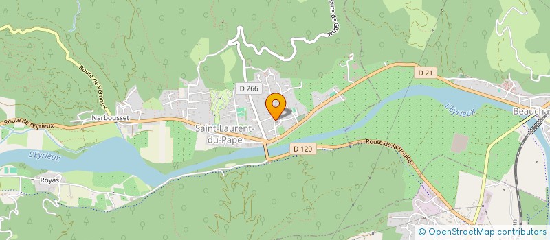 localisation de l'entreprise ASSOC SAINT MICHEL DES TROIS VALLEES  LA VOULTE-SUR-RHONE