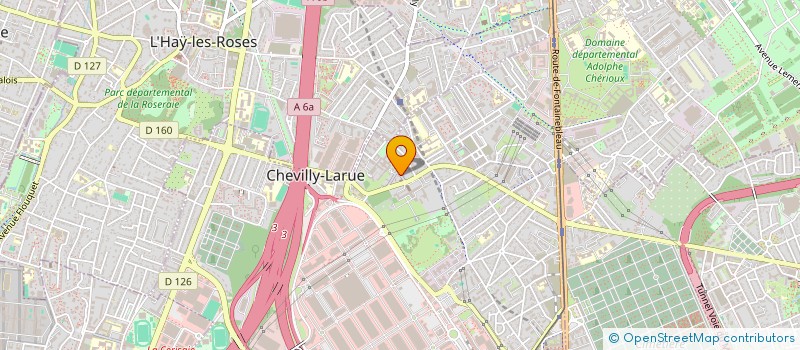 localisation de l'entreprise ASSOC SAINTE COLOMBE DE CHEVILLY LARUE  CHEVILLY-LARUE