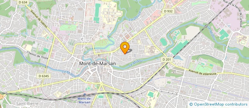localisation de l'entreprise ASSOC SALON JOURNEE CUMA D AQUITAINE à MONT-DE-MARSAN
