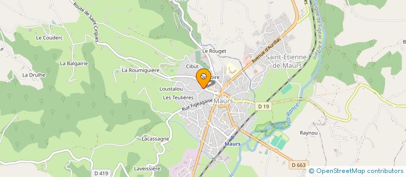 localisation de l'entreprise ASSOC SANTE PLUS à MAURS
