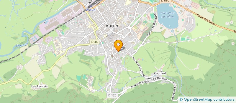 localisation de l'entreprise ASSOC SAONE ET LOIRE ET NIEVRE à AUTUN