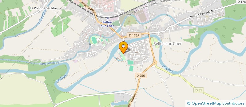 localisation de l'entreprise ASSOC SAUVEGARDE CHATEAU SELLES SUR CHER à SELLES-SUR-CHER