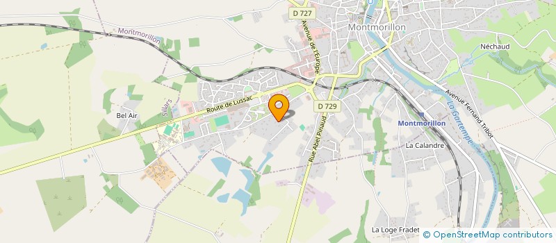 localisation de l'entreprise ASSOC SAUVEGARDE GARTEMPE  JOUHET