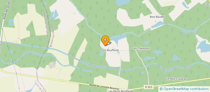 localisation de l'entreprise ASSOC SAUVEGARDE METIER ET TRADITIONS à ARGENT-SUR-SAULDRE