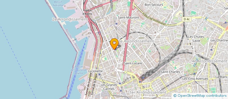 localisation de l'entreprise ASSOC SCES EQUIP HOPITAUX PRIVES PHOCEEN à MARSEILLE