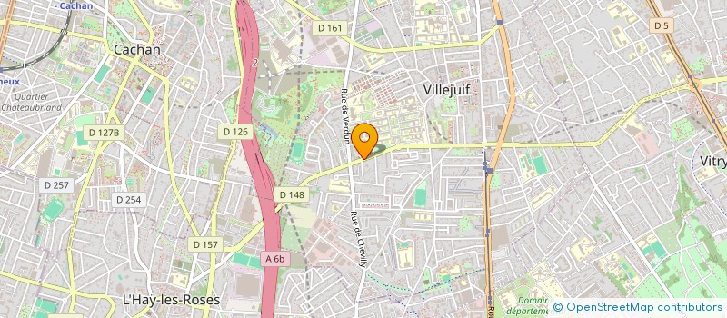 localisation de l'entreprise ASSOC SCIENTIFIQUE HENRI COLIN  VILLEJUIF