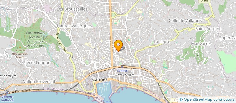 localisation de l'entreprise ASSOC SCOLAIRE DE L ECOLE SAINT JOSEPH à CANNES