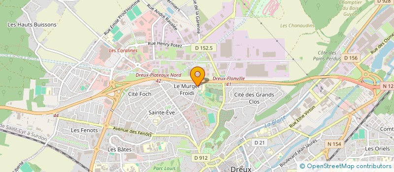 localisation de l'entreprise ASSOC SCOLAIRE MARCELIN BERTHELOT à DREUX