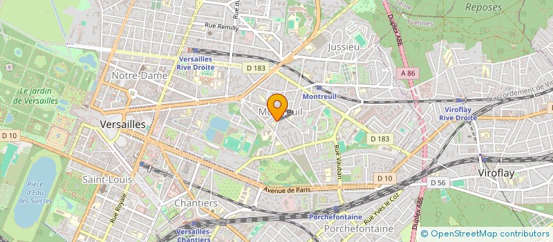 localisation de l'entreprise ASSOC SCOLAIRE ST SYMPHORIEN à VERSAILLES