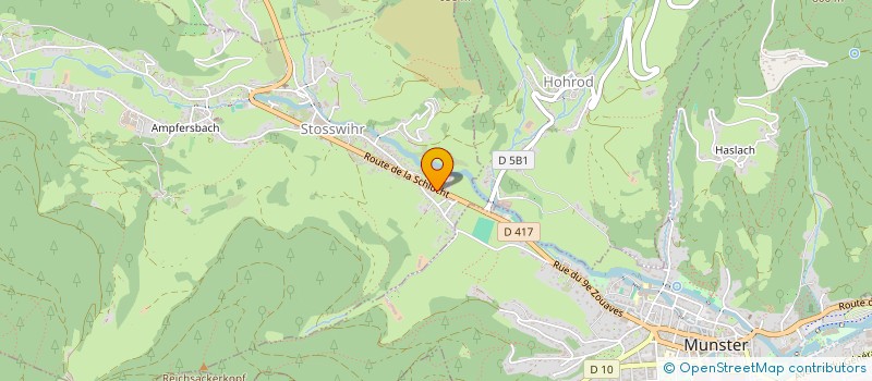 localisation de l'entreprise ASSOC SECOURISTES DE LA PETITE VALLEE  SOULTZEREN