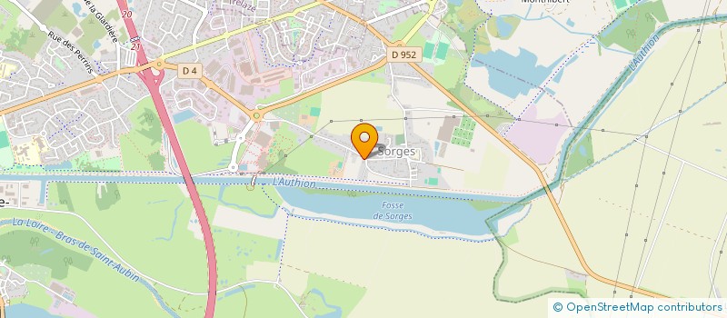 localisation de l'entreprise ASSOC SECTION GYMNASTIQUE VOLONTAIRE  LES PONTS-DE-CE