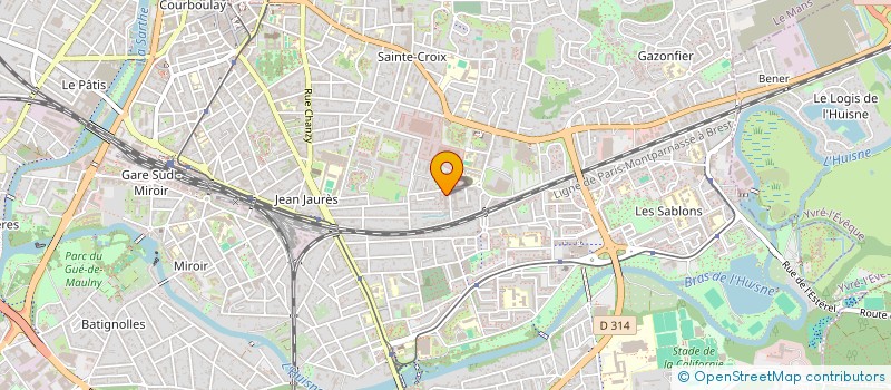 localisation de l'entreprise ASSOC SECURITE FORMATION PREVENTION à LE MANS