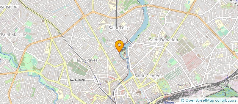 localisation de l'entreprise ASSOC. SECURITE ROUTIERE EN ENTREPRISE à NANTES