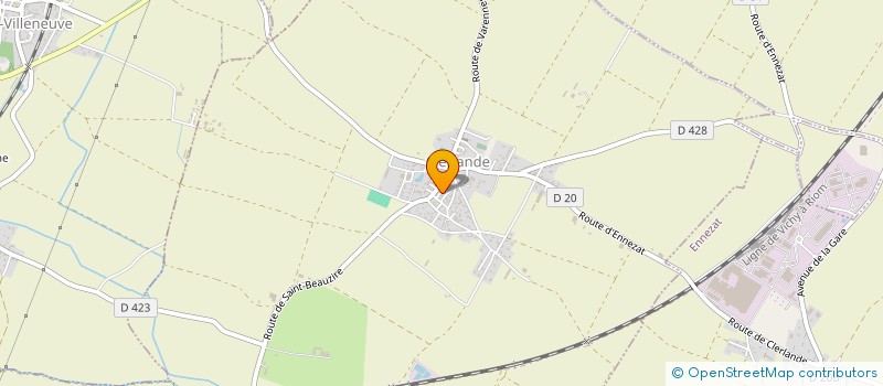 localisation de l'entreprise ASSOC SEREST  CLERLANDE