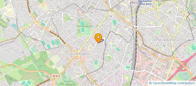 localisation de l'entreprise ASSOC. SERVICES & AIDES DU LANG.-ROUSSIL à MONTPELLIER