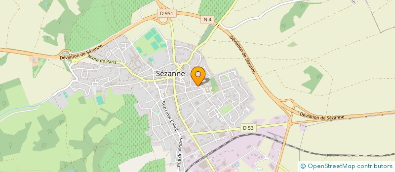 localisation de l'entreprise ASSOC SO MARNE PARENTS ENFANTS INADAPTES à SEZANNE
