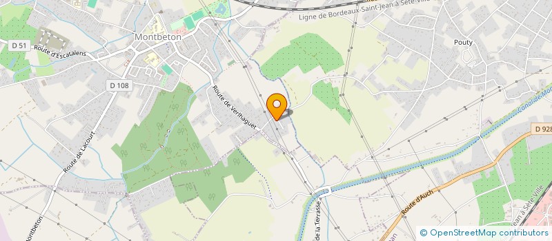 localisation de l'entreprise ASSOC SOC MONTBETONNAISE DE LOISIRS à MONTBETON