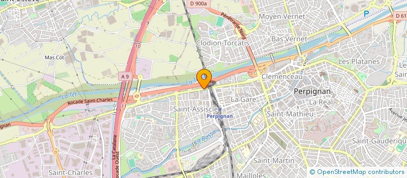 localisation de l'entreprise ASSOC SOCIALE DE TRAVAIL ET FORMATION à PERPIGNAN