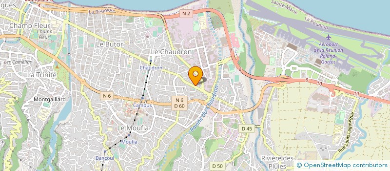 localisation de l'entreprise ASSOC SOCIO CULTURELLE REUNIONNAISE à SAINT-DENIS