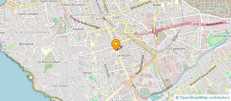 localisation de l'entreprise ASSOC SOEURS DE SANT JOSEPH DE CLUNY à MARSEILLE