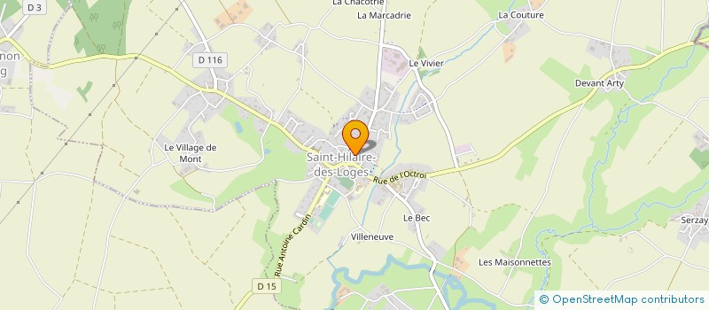 localisation de l'entreprise ASSOC SOINS DOMICIL POUR PERSONNES AGEES à SAINT-HILAIRE-DES-LOGES