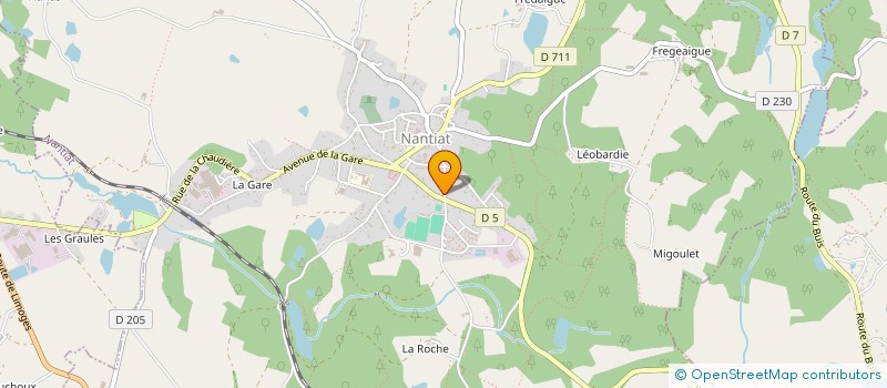 localisation de l'entreprise ASSOC SOINS DOMICILE AIDE AUX FAMILLES à NANTIAT