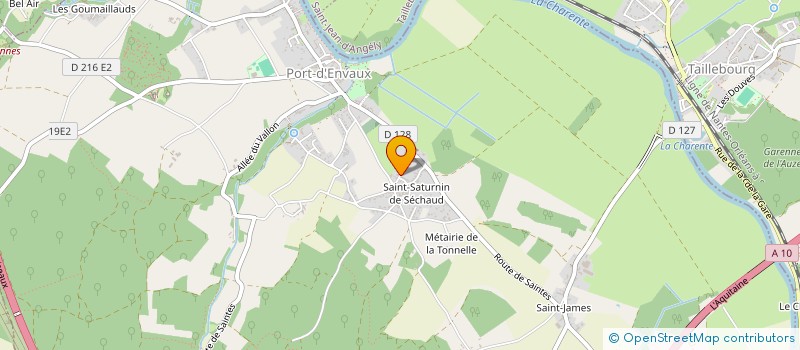 localisation de l'entreprise ASSOC SOL'ART  PORT-D'ENVAUX