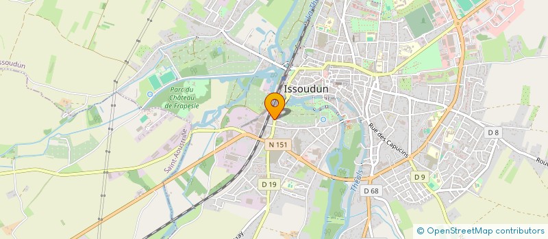 localisation de l'entreprise ASSOC SOLIDARITE ABRI DE NUIT ISSOUDUN à ISSOUDUN