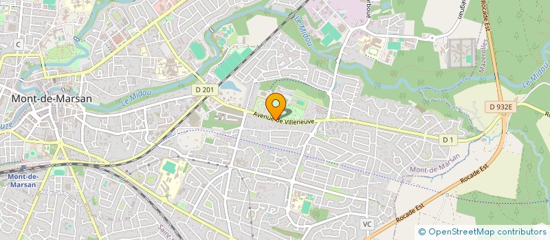 localisation de l'entreprise ASSOC SOLIDARITE TRAVAIL INTERIM INSERTI  MONT-DE-MARSAN