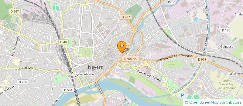 localisation de l'entreprise ASSOC. SON HYPNOLOGIC à NEVERS