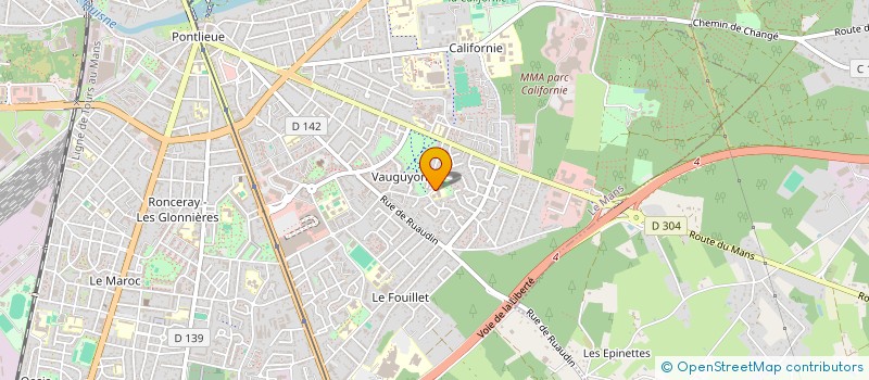 localisation de l'entreprise ASSOC SOUFFLE ET YOGA à LE MANS