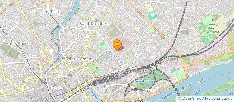 localisation de l'entreprise ASSOC SOUS OFFICIERS DE RESERVE NANTES à NANTES