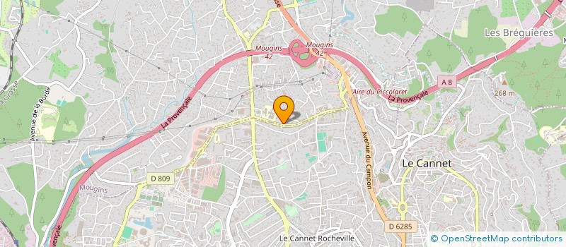 localisation de l'entreprise ASSOC SOUTIEN ACTIVITE PERSONNE HANDICAP à MOUGINS