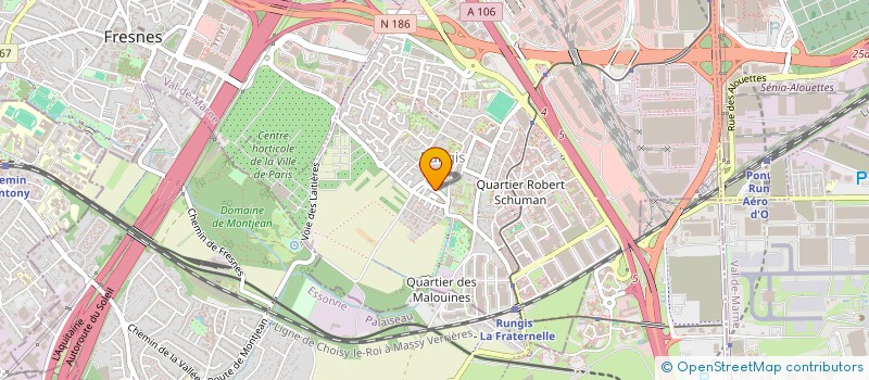 localisation de l'entreprise ASSOC SOUTIEN CIHSCT DU MIN PARIS RUNGIS  CHEVILLY-LARUE