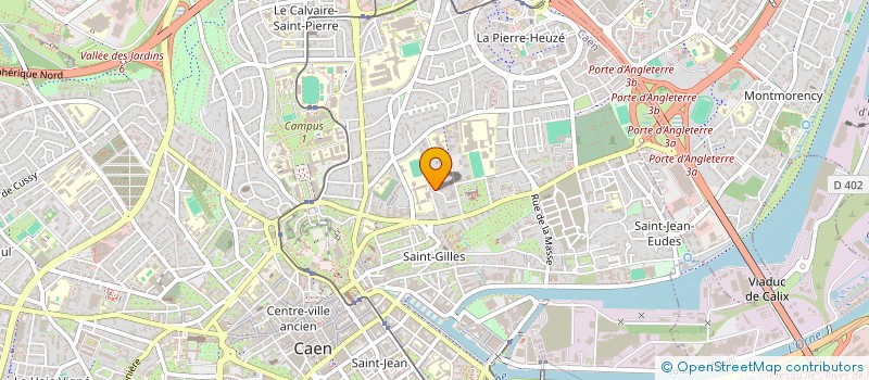 localisation de l'entreprise ASSOC SOUTIEN COMITE DEPARTEMENTAL DES à CAEN