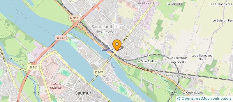 localisation de l'entreprise ASSOC SOUTIEN DEFAVORISE EXCLU CHOMEUR à SAUMUR