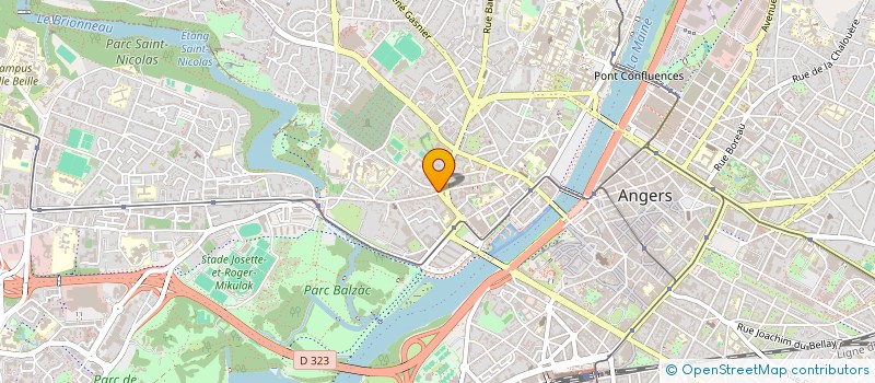 localisation de l'entreprise ASSOC SOUTIENT PARRAIN EMPLOI CONTRAT à ANGERS