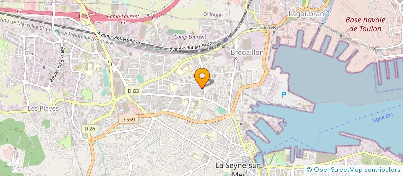 localisation de l'entreprise ASSOC SPHINX POUR TOXICOMANES à LA SEYNE SUR MER
