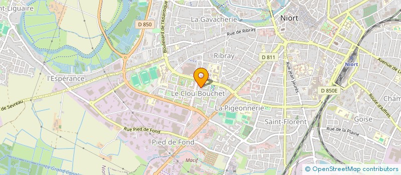 localisation de l'entreprise ASSOC SPIRITUAL HUMAN YOGA NIORT  NIORT