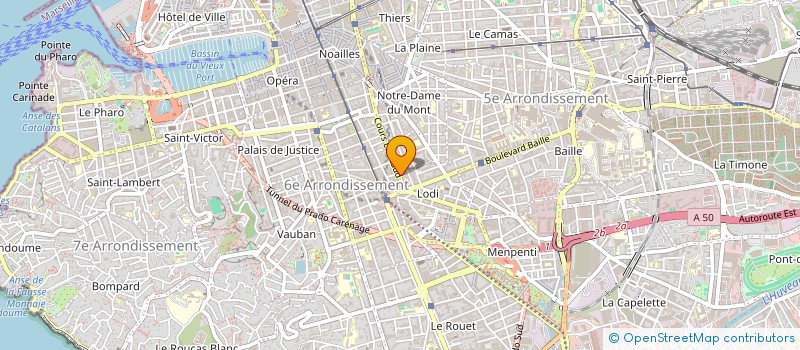 localisation de l'entreprise ASSOC SPORT AUTOMOB CLUB MLLE à MARSEILLE