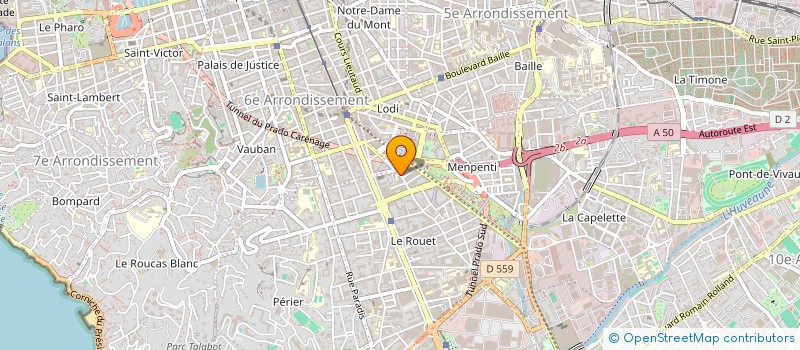 localisation de l'entreprise ASSOC SPORT COLLEGE PRIVE MIXTE MAZENOD à MARSEILLE