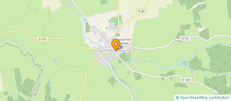 localisation de l'entreprise ASSOC SPORT CULT CANTON SEUIL D ARGONNE à SEUIL-D'ARGONNE