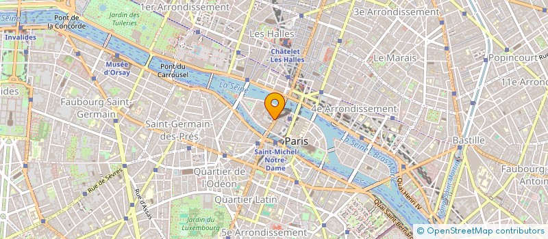 localisation de l'entreprise ASSOC SPORT CULTU PALAIS JUSTICE PARIS à PARIS